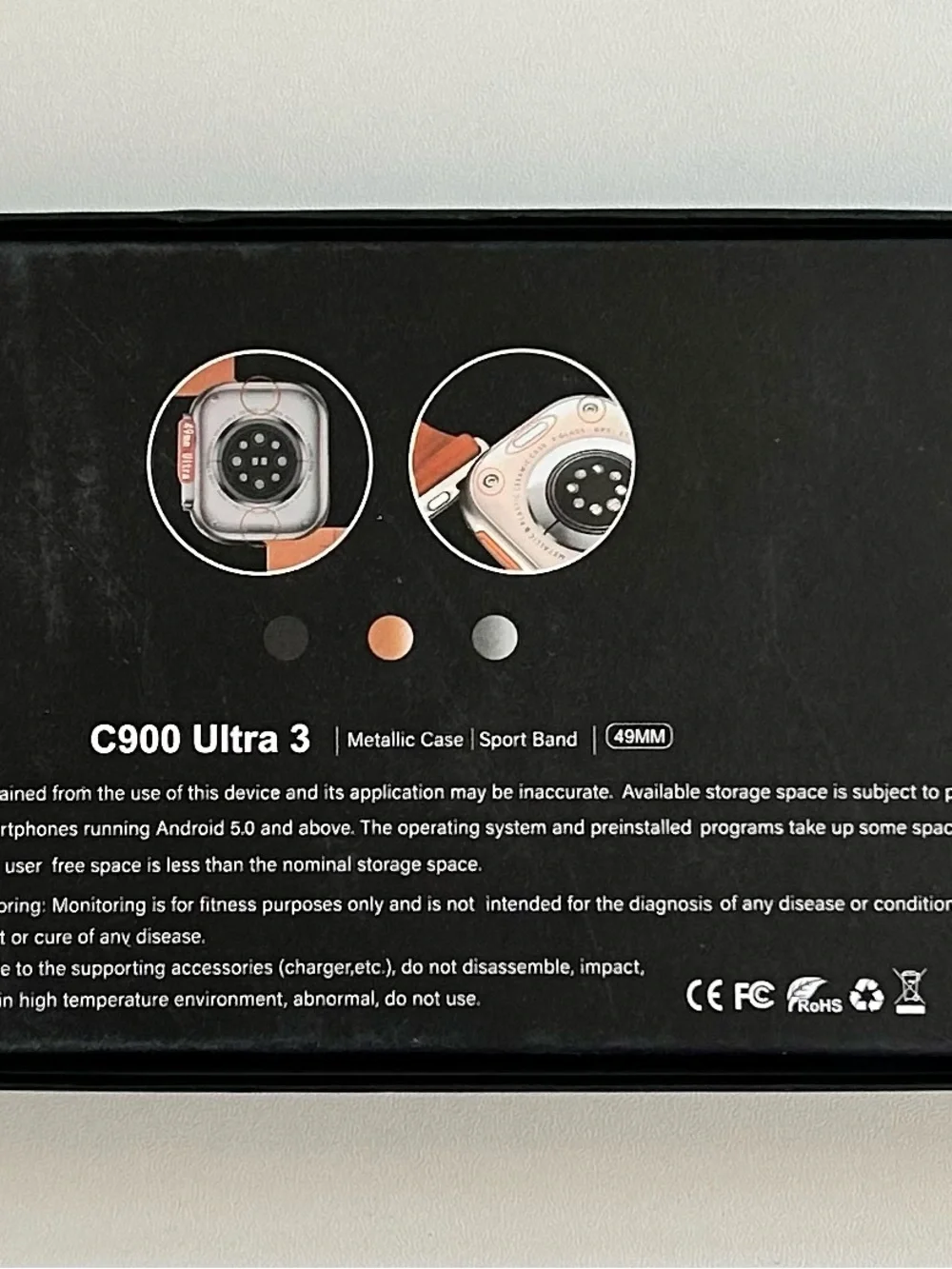 Brand New ~ Ultra 3 Smartwatch - Silver - Compatible with iOS & Android
